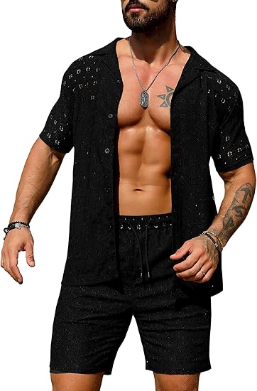Men T-Shirt and Short Set for Casual Wear - Comfortable, Stylish, and Versatile Outfit