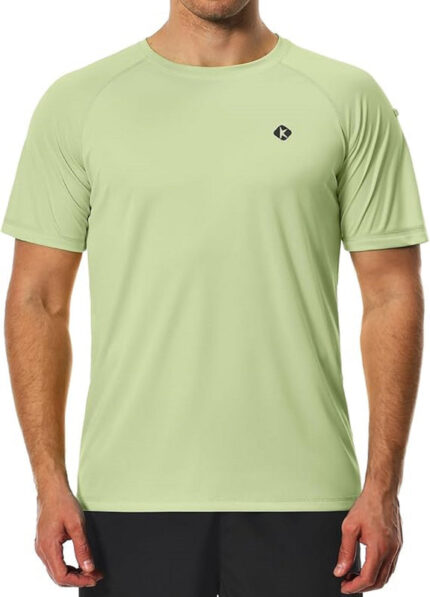 Men’s rash guard in sleek design made from breathable fabric with UPF 50+ sun protection, ideal for surfing and water sports