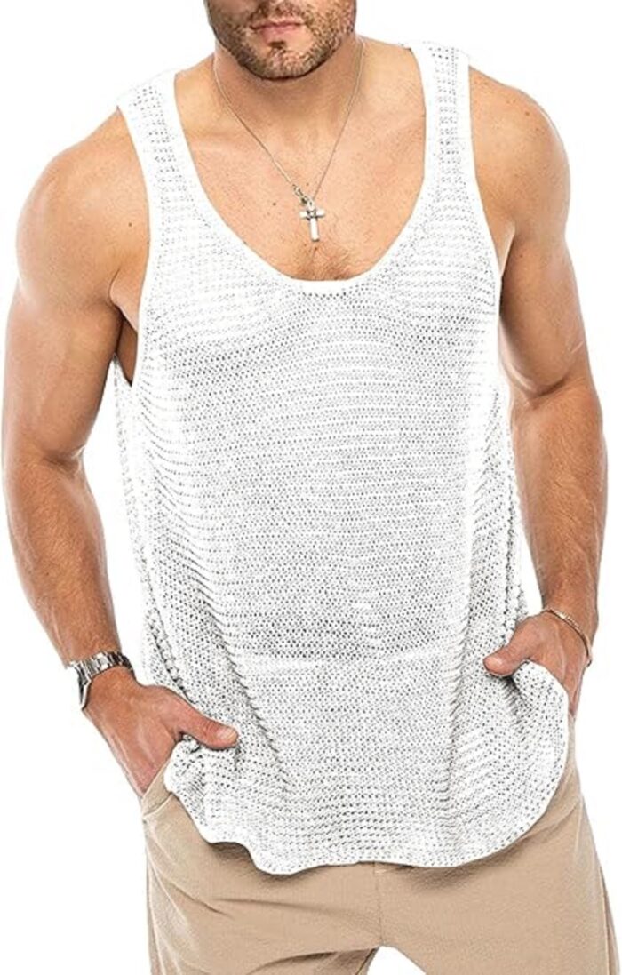 Men’s Performance Tank Top – Breathable, Moisture-Wicking Sleeveless Shirt