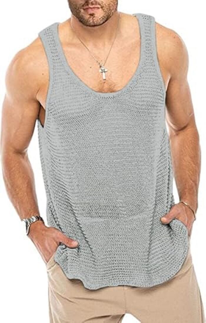 Men’s Performance Tank Top – Breathable, Moisture-Wicking Sleeveless Shirt