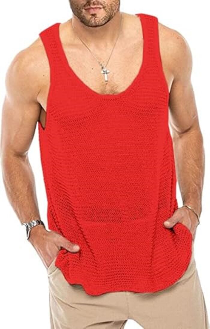 Men’s Performance Tank Top – Breathable, Moisture-Wicking Sleeveless Shirt