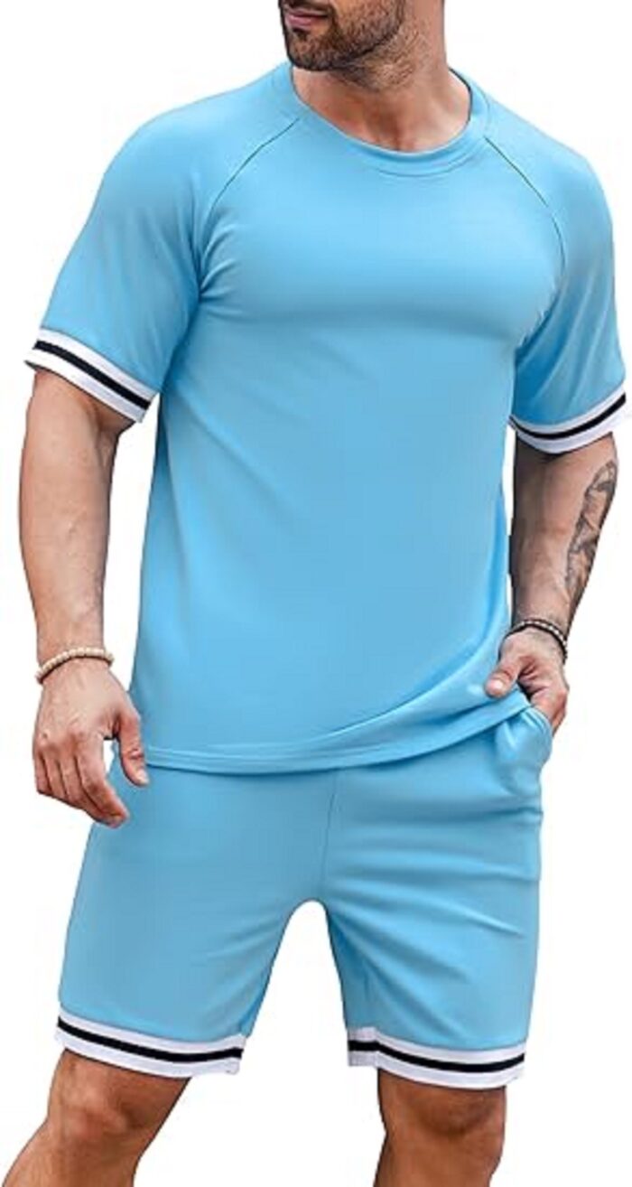 remium Quality Men's T-Shirt and Shorts Set for Ultimate Comfort and Style
