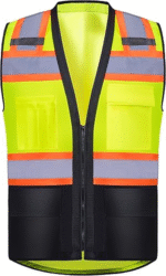 ProtectX Reflective Safety Vest with Six Pockets