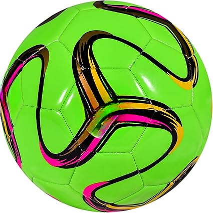 Soccer Ball Size 5, 4, 3 & 2 – for Youth & Adults – Ideal for Practice, Training & Grass Fields
